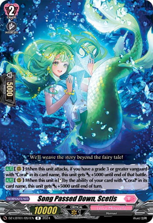 Song Passed Down, Scetis