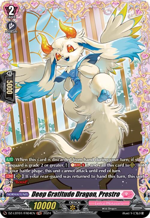 Deep Gratitude Dragon, Prestro (FR)