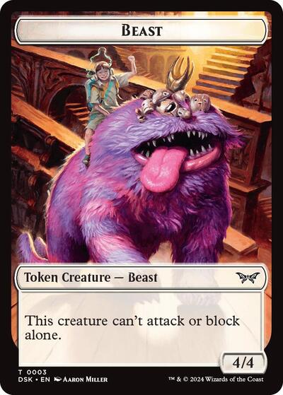 Beast Manifest Double Sided Token