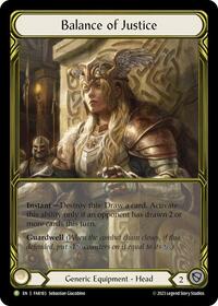 Balance of Justice (Golden) - FAB183