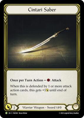 Cintari Saber (Left) (Golden) - FAB184