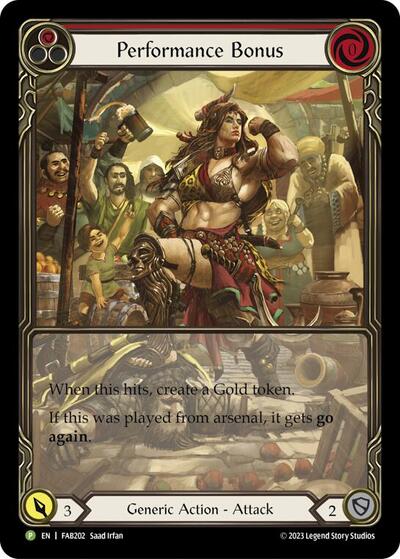 Performance Bonus (Red) - FAB202 Flesh and Blood: Promo Cards card price