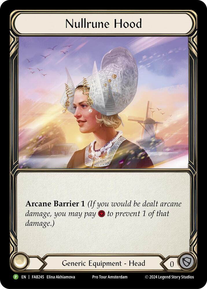 Nullrune Hood - FAB245 - Flesh and Blood: Promo Cards - Flesh and