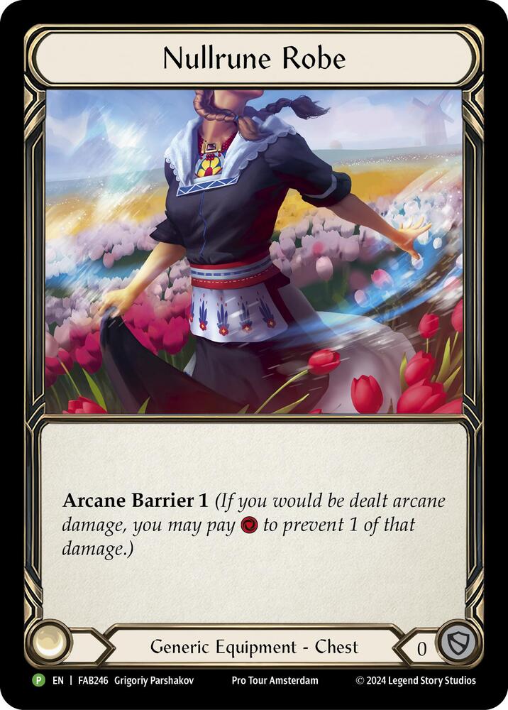 Flesh and Blood Nullrune Robe プロモ Nullrune Robe - FAB246 - Flesh and Blood: Promo Cards