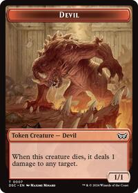Devil // Scarecrow Double-Sided Token