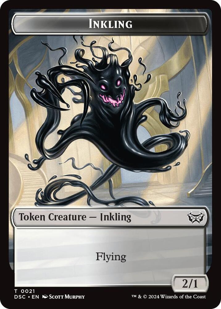 Inkling // Scarecrow Double-Sided Token - Commander: Duskmourn