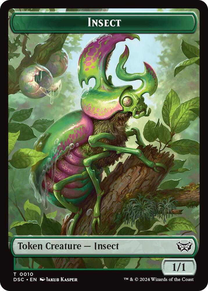 Insect (0010) // Manifest Double-Sided Token - Commander