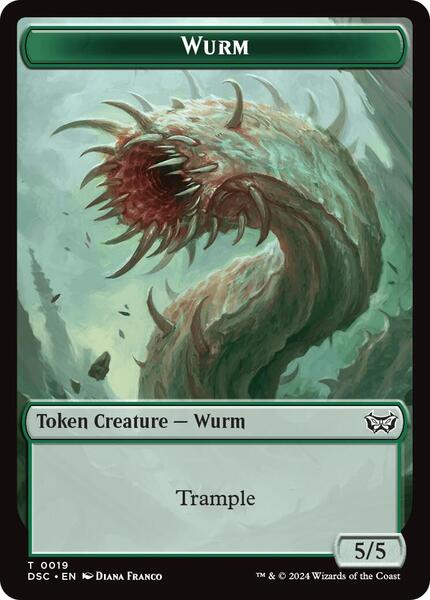 Wurm (0019) // Manifest Double-Sided Token - Commander: Duskmourn: House of  Horror - Magic: The Gathering - TCGplayer.com