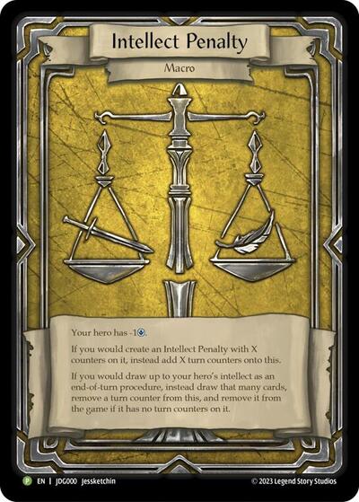 Intellect Penalty - JDG000 Flesh and Blood: Promo Cards card price