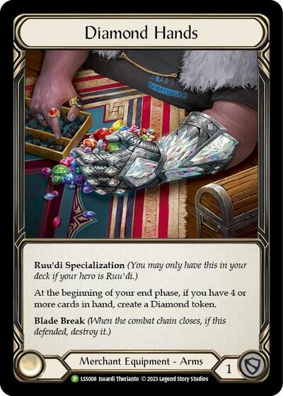 Diamond Hands - LSS008 Flesh and Blood: Promo Cards Promo Flesh and Blood card — value and price