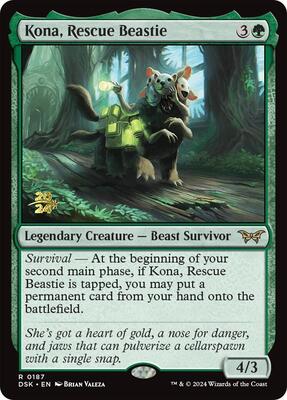 Kona, Rescue Beastie (0187) #187 – Prerelease Cards (Rare)