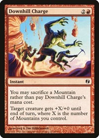 Downhill Charge - Duel Decks: Venser vs. Koth - Magic: The Gathering card