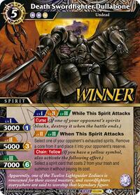 Death Swordfighter Dullabone (Store Tournament & Sealed Deck Pack Vol.1 -Winner-) - Battle Spirits Saga Battle Spirits Saga Promo Cards trading card