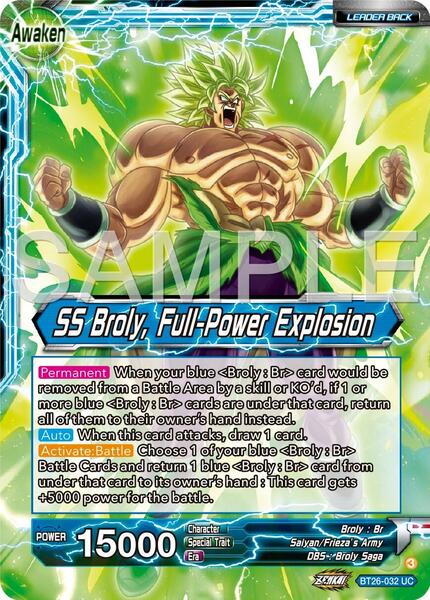 Broly // SS Broly, Full-Power Explosion - Ultimate Advent - Dragon