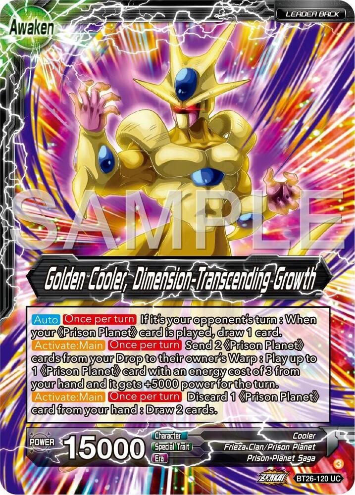 Cool // Golden Cooler, Dimension-Transcending Growth - Ultimate
