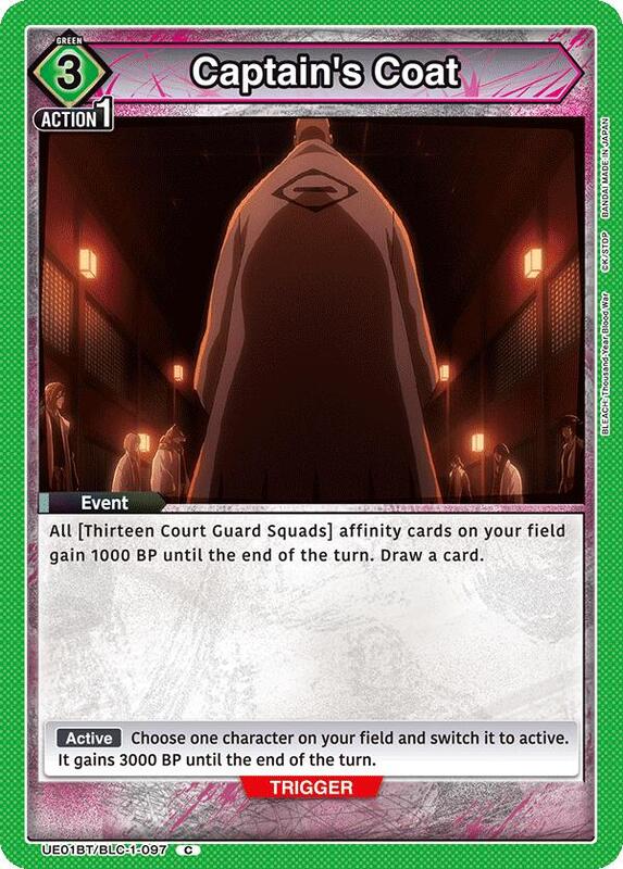 Captain's Coat BLEACH ThousandYear Blood War Union Arena