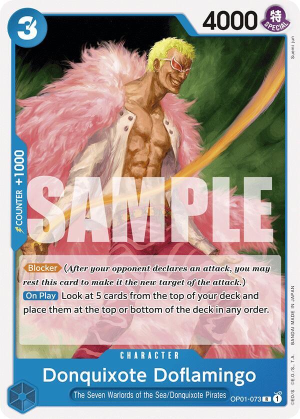 Donquixote Doflamingo OP01 073 onepiece card