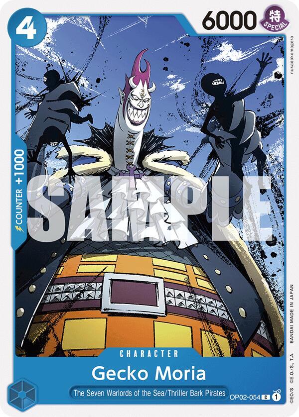 Gecko Moria OP02 054 onepiece card