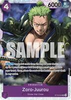 SIXPAD - ゾロ One Piece CCG Zoro-Juurou Treasure Rare (OP09) ST18-004 PSA