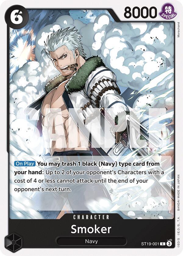 Smoker ST19 001 onepiece card