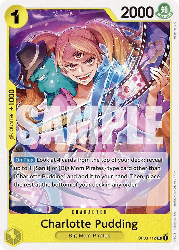Charlotte Pudding OP03 112 onepiece card