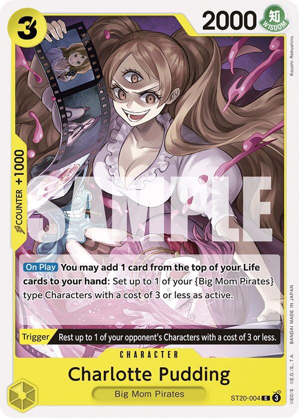 Charlotte Pudding ST20 004 onepiece card