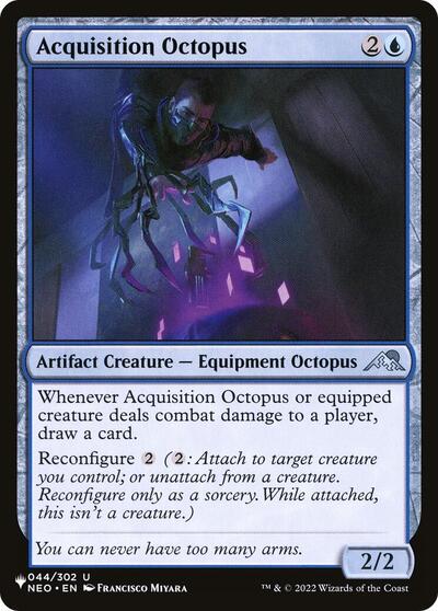 Acquisition Octopus (The List) from LIST #NEO-44, Magic: The Gathering card