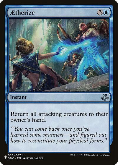 Aetherize (The List) PLST DDO-36 Magic card