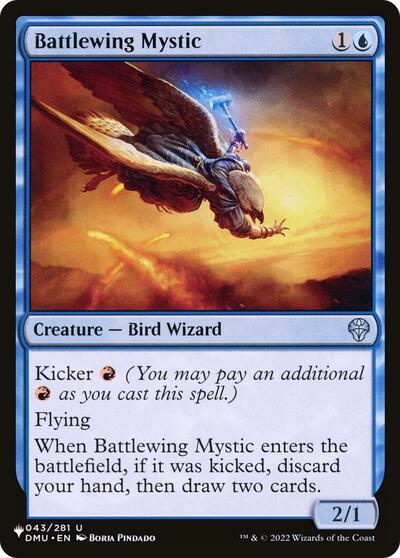Battlewing Mystic (The List) from PLST #DMU-43, Magic: The Gathering card
