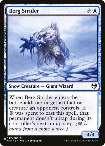 Berg Strider (The List) from PLST #KHM-47, Magic: The Gathering card