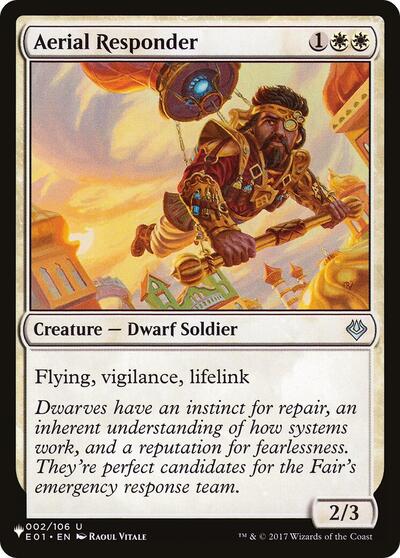 Aerial Responder (The List) from LIST #E01-2, Magic: The Gathering card