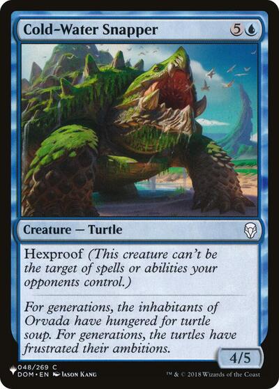 Cold-Water Snapper (The List) from PLST #DOM-48, Magic: The Gathering card