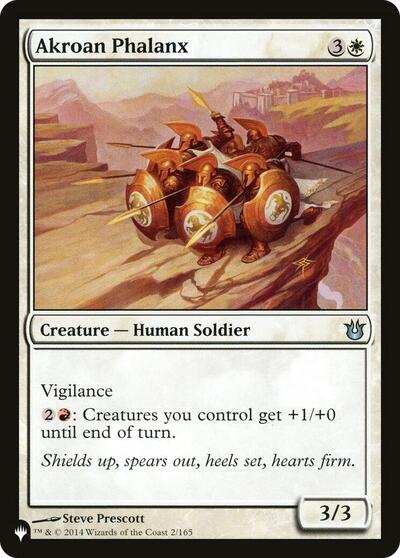 Akroan Phalanx (The List) from LIST #BNG-2, Magic: The Gathering card