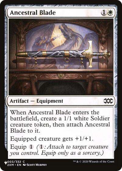 Ancestral Blade (The List) from LIST #2XM-3, Magic: The Gathering card