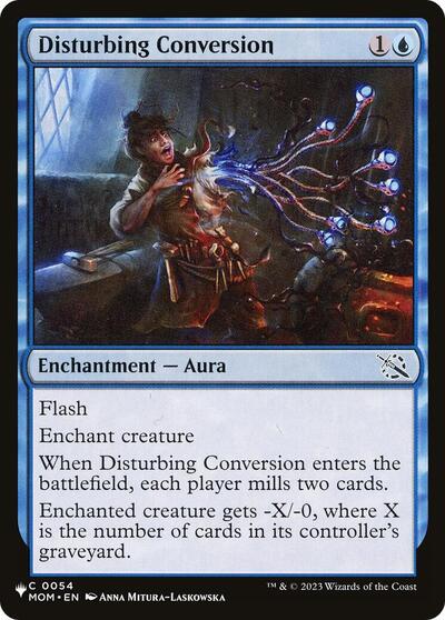Disturbing Conversion (The List) from PLST #MOM-54, Magic: The Gathering card