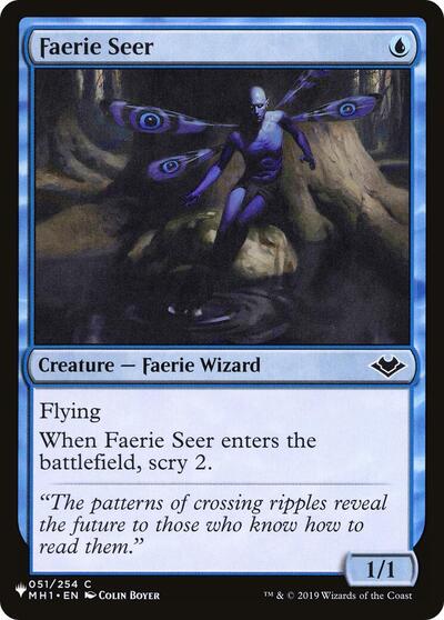 Faerie Seer (The List) from LIST #MH1-51, Magic: The Gathering card
