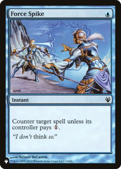 Force Spike (The List) from LIST #DDJ-14, Magic: The Gathering card