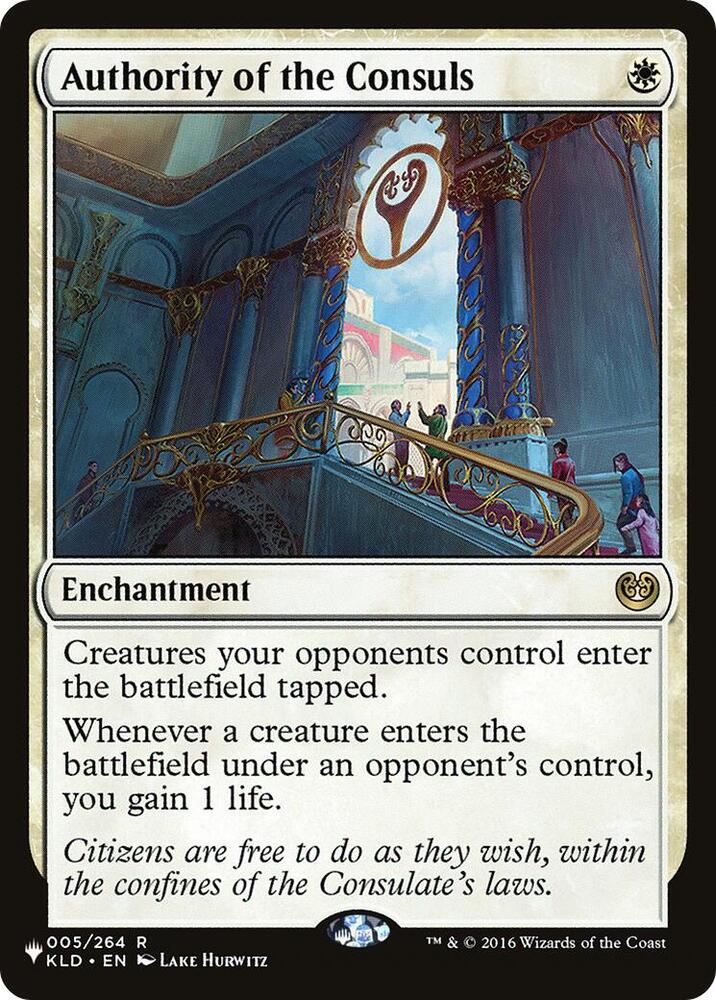 Authority of the Consuls - The List Reprints - Magic: The Gathering - TCGplayer.com Authority of the Consuls - The List Reprints - Magic: The Gathering - TCGplayer.com
