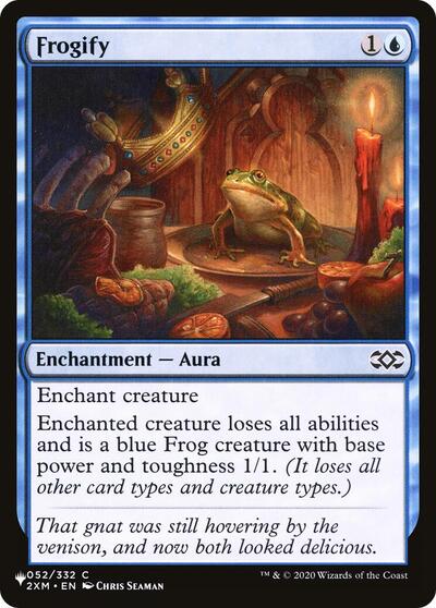 Frogify (The List) from PLST #2XM-52, Magic: The Gathering card