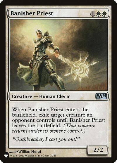 Banisher Priest (The List) from LIST #M14-7, Magic: The Gathering card