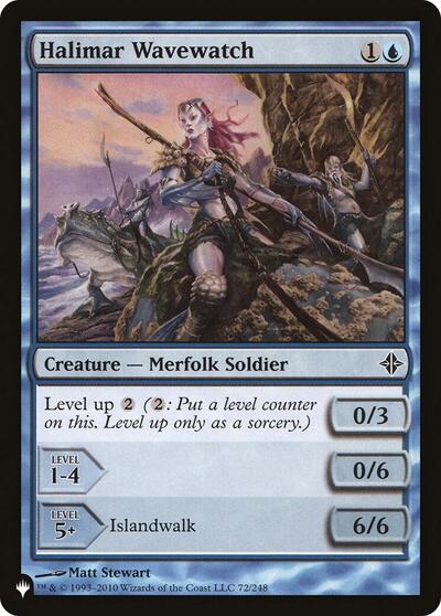 Halimar Wavewatch (The List) from PLST #ROE-72, Magic: The Gathering card