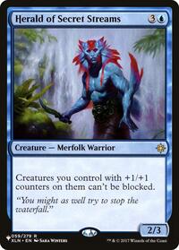Herald of Secret Streams - The List Reprints - Magic: The Gathering card