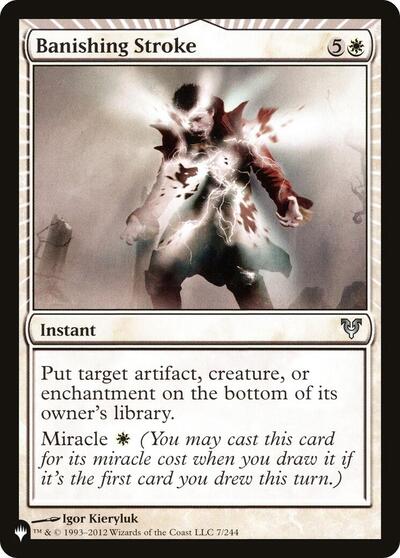 Banishing Stroke (The List) from LIST #AVR-7, Magic: The Gathering card