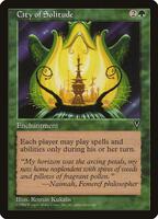 MtG 孤独の都/City of Solitude VIS 多言語4枚セット City of Solitude - Visions - Magic: The Gathering