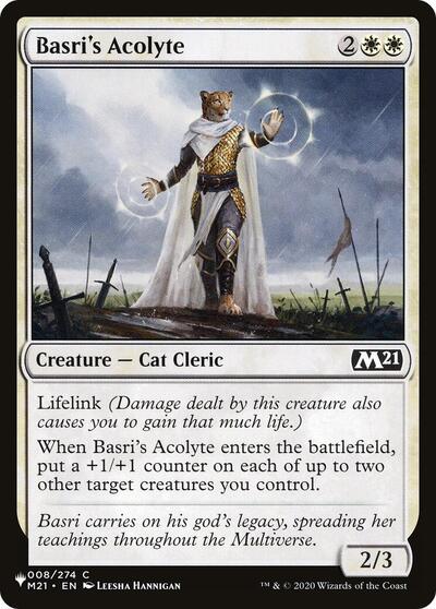 Basri's Acolyte (The List) from LIST #M21-8, Magic: The Gathering card