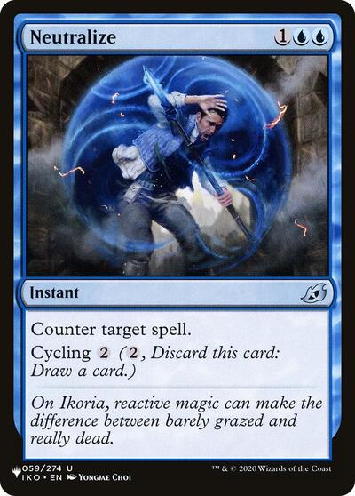 Neutralize (The List) from PLST #IKO-59, Magic: The Gathering card