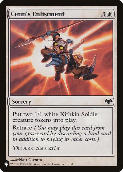 Cenn's Enlistment (The List) from LIST #EVE-3, Magic: The Gathering card