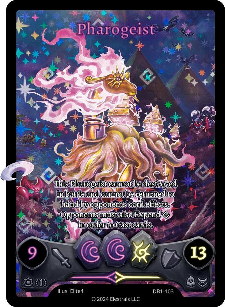 teeteepor トレカ Astral DMD Pharogeist (Box Topper) - Daybreak [First Edition] - Elestrals