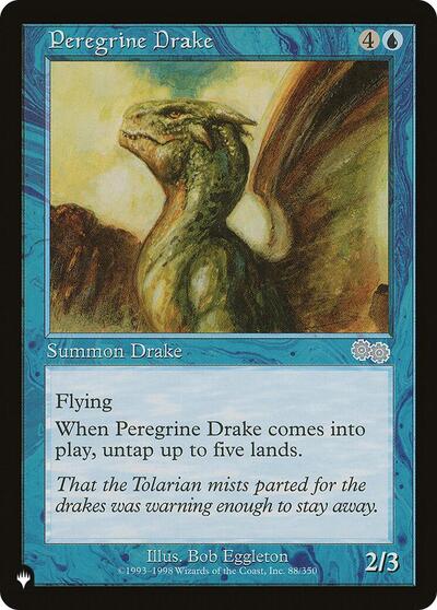 Peregrine Drake (The List) from PLST #USG-88, Magic: The Gathering card