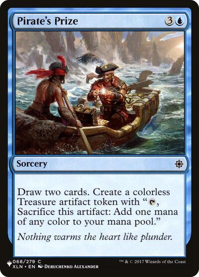 Pirate's Prize (The List) from PLST #XLN-68, Magic: The Gathering card